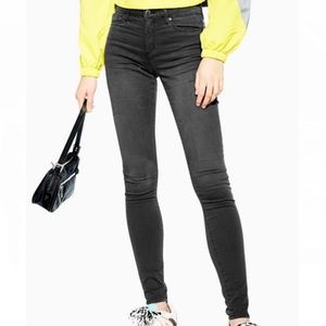 Topshop Moto Leigh Skinny Jeans Black Jeggings